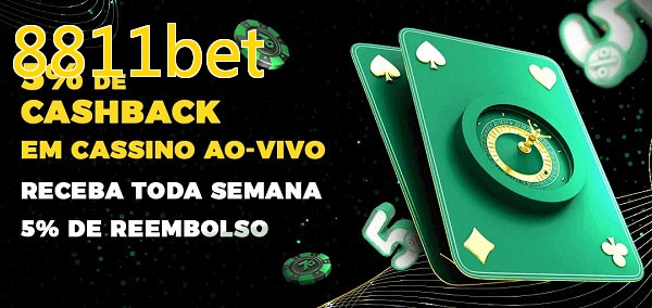 Promoções do cassino ao Vivo 8811bet